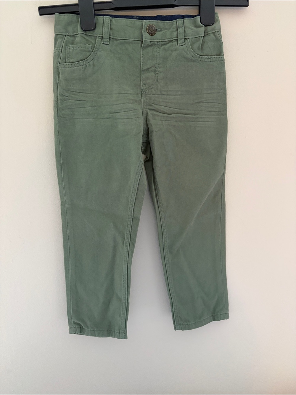 H&M Green Twill Pants 4T